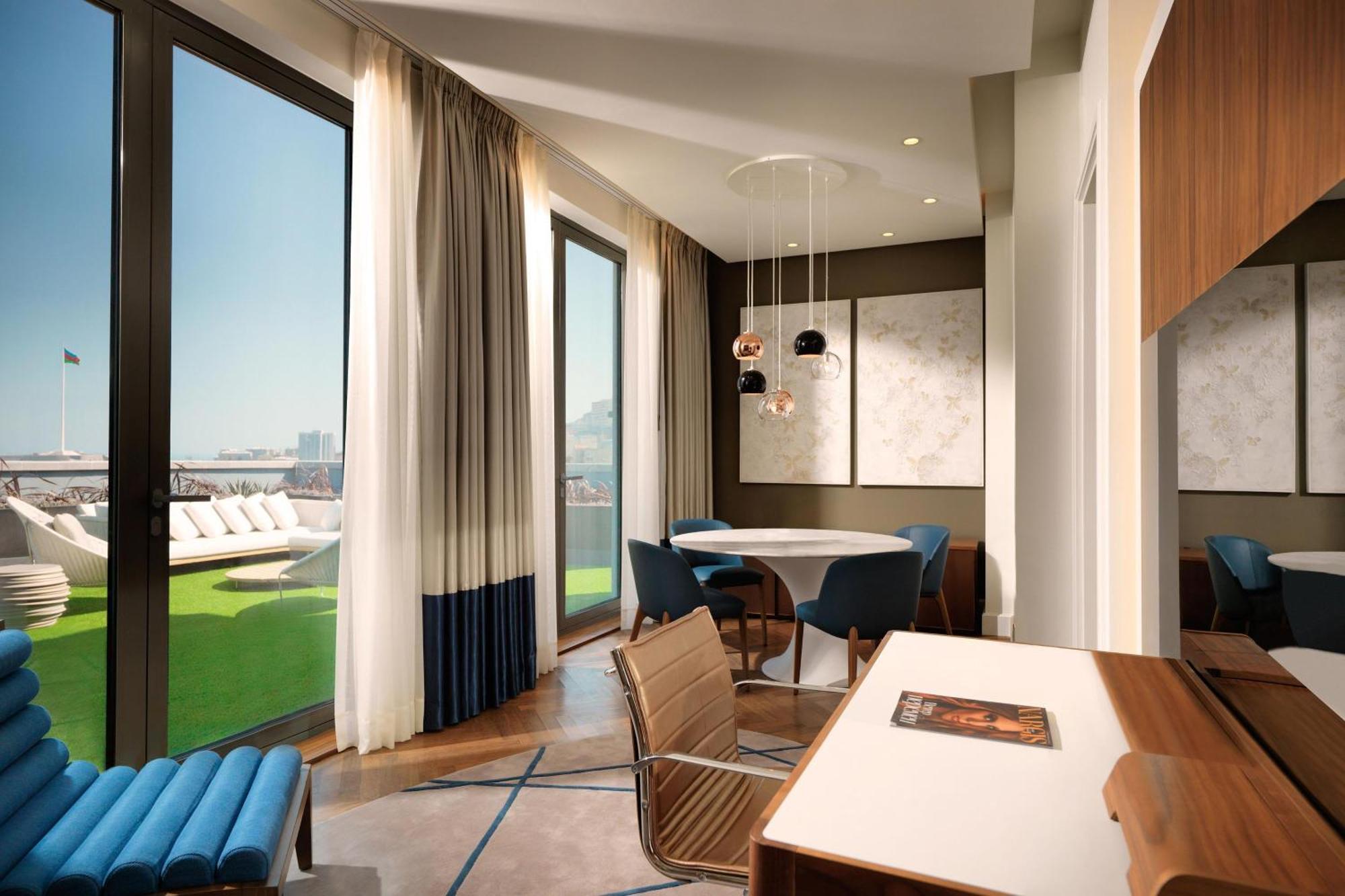 เชอราตัน บาคุ อินทูริสต์ Hotel บากู ภายนอก รูปภาพ Interior of a penthouse apartment