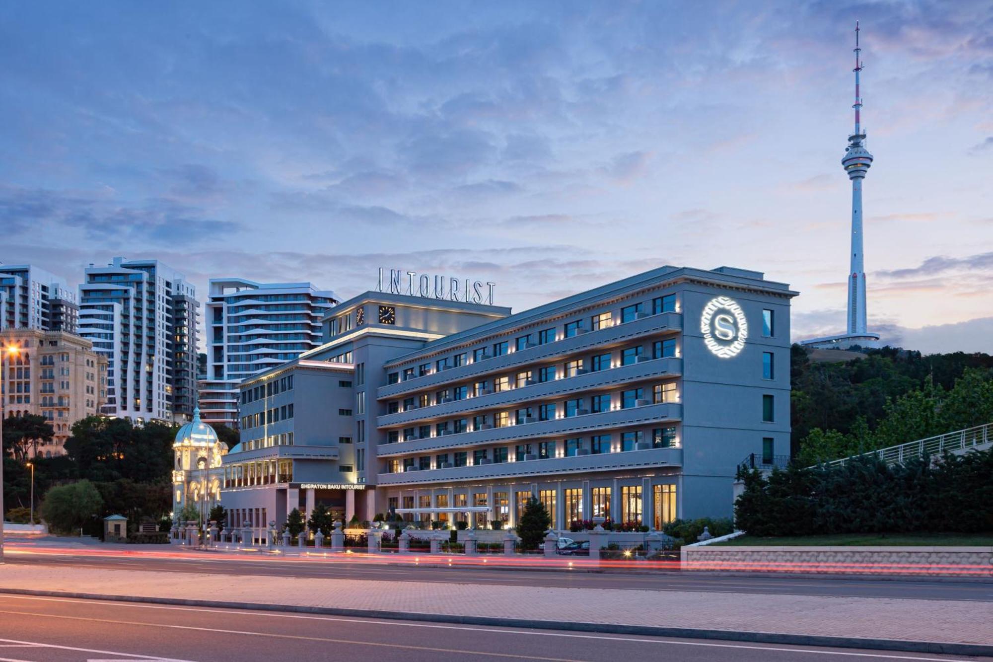 เชอราตัน บาคุ อินทูริสต์ Hotel บากู ภายนอก รูปภาพ The hotel in 2016